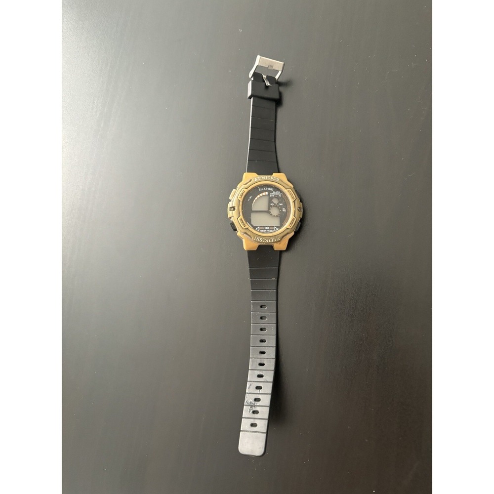 Armitron‎ Instalite Watch Black Strap, Khaki Beige Case, AII-Sport, HW-09A